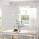 Malta 3 Light 34 inch Matte White Linear Pendant Ceiling Light